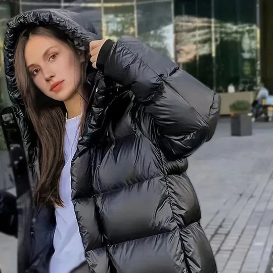 Elsa - Lange Winterjas met Capuchon