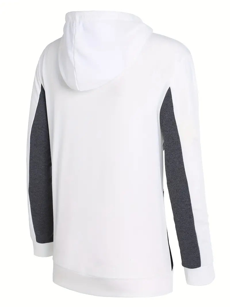 Adnan - Hoodie met Kleurenblokken Design