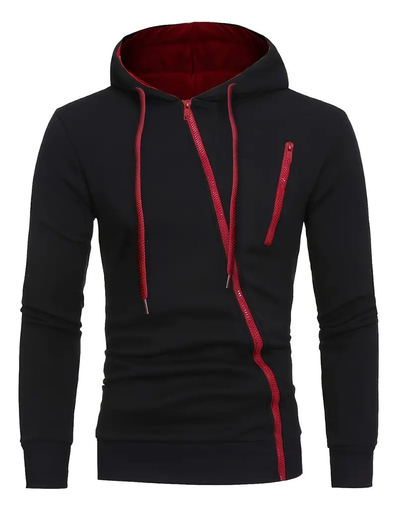 Ajay - Hoodie met Rits