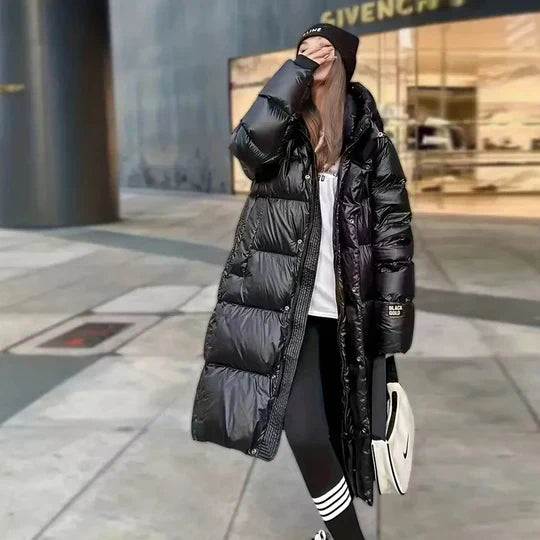 Elsa - Lange Winterjas met Capuchon