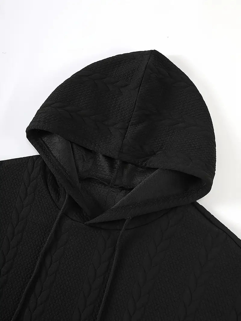 Benjamin - Casual Heren Hoodie met Klassiek Breipatroon